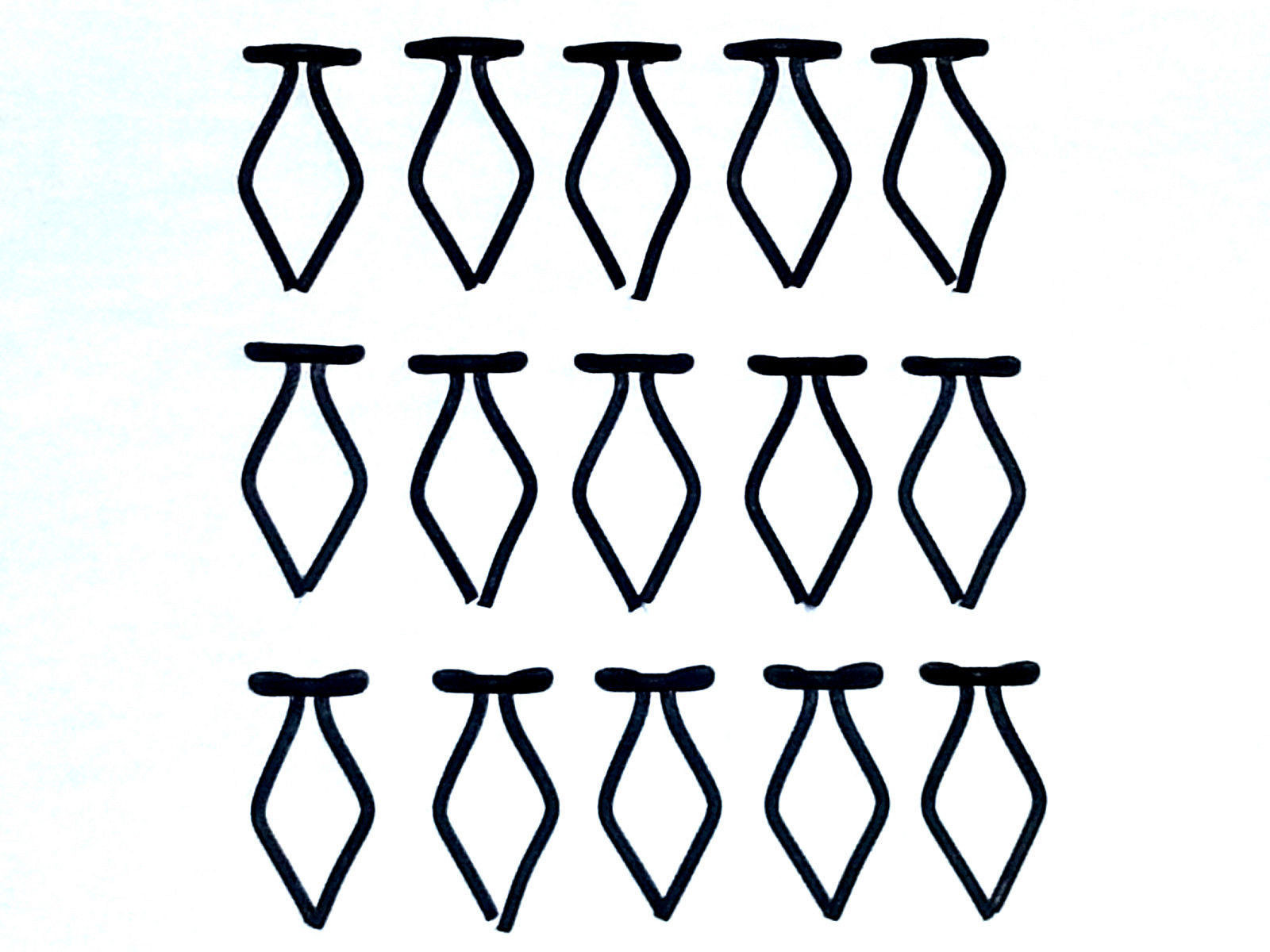 Ford Lincoln Mercury Body Belt Vinyl Top Moulding Molding Trim Clips Clip 15pc Q - Foto 6