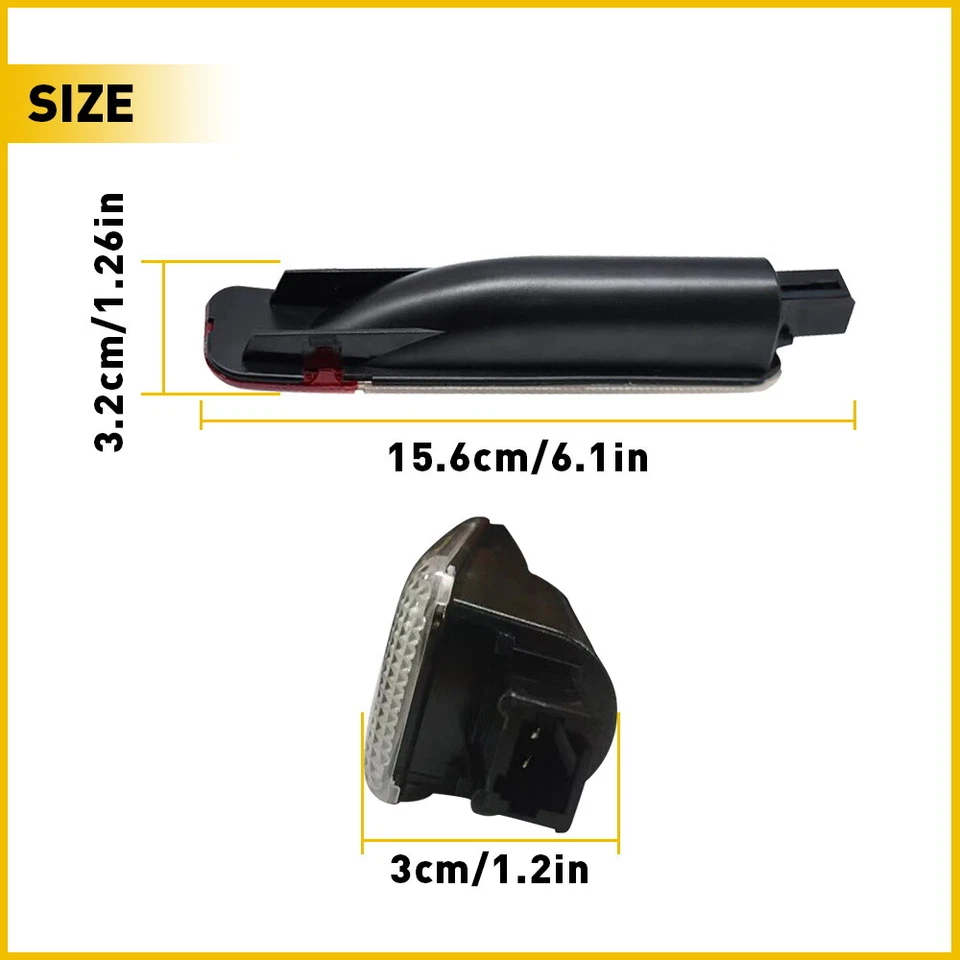 Door Panel Courtesy Light For Chevrolet Classic Silverado 1500 2500 3500 07 Pair - Image 2 of 4