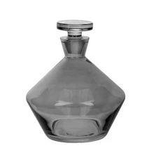 Bruno Magli Whiskey Decanter with Stopper, Grey, 49 Oz