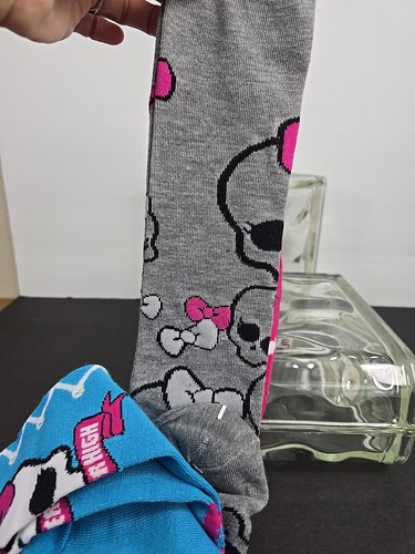 Monster High 3er Pack Kniestrümpfe Teenager/Erwachsene Einheitsgröße pink grau blau Neu mit Etikett - Bild 6 von 8
