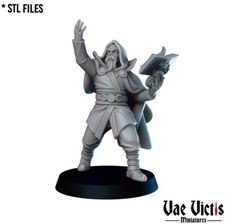 Human Wizard Miniature DnD D D Pathfinder RPG