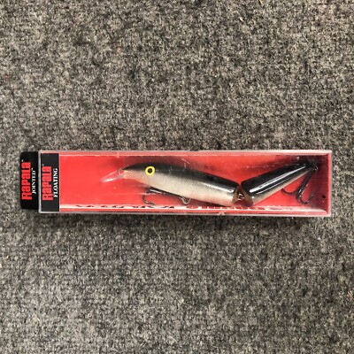 希少 Rapala J13 ジョイント SILVER FINLAND刻印 Vintage Rapala Jointed Lure J-13-S Silver Made in Finland, NOS NIP
