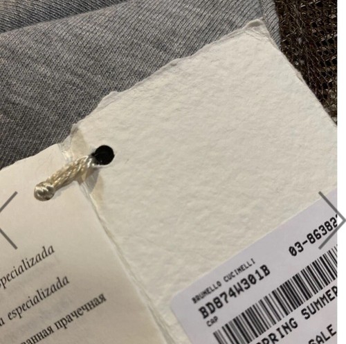 New Brunello Cucinelli BC Logo Baseball Hat Cap Men Unisex Youth Philisophy Gray - 第 6/8 張圖片
