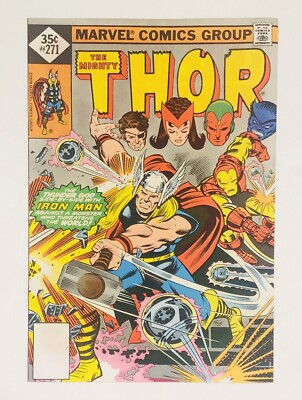 The Mighty Thor #271 Comic , Marvel Comics Whitman Variant 1978
