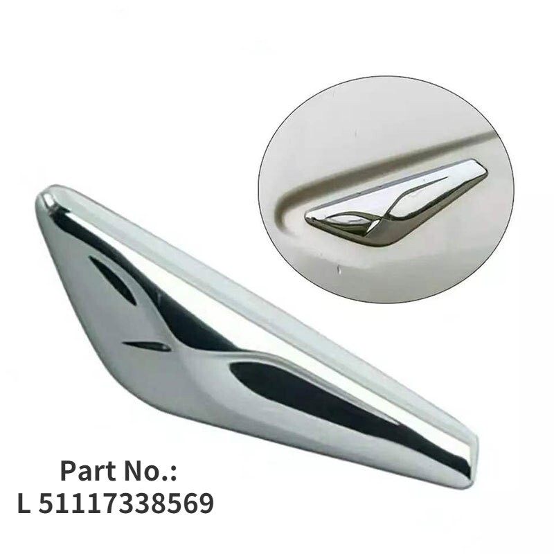 Left Driver Side Fender Chrome Emblem Moulding For BMW X3 F25 X4