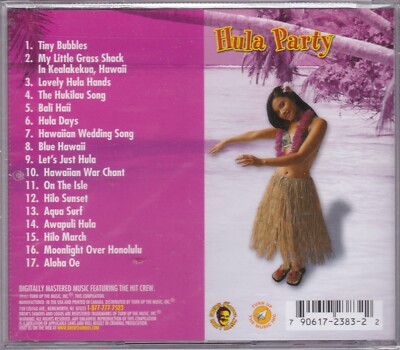 4-SET HAWAIIAN MUSIC CDs Luau Party Tiki Dance Tropical