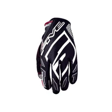 Summer FIVE Off Road MXF PRORIDER S Motocross Gloves Black White Approved