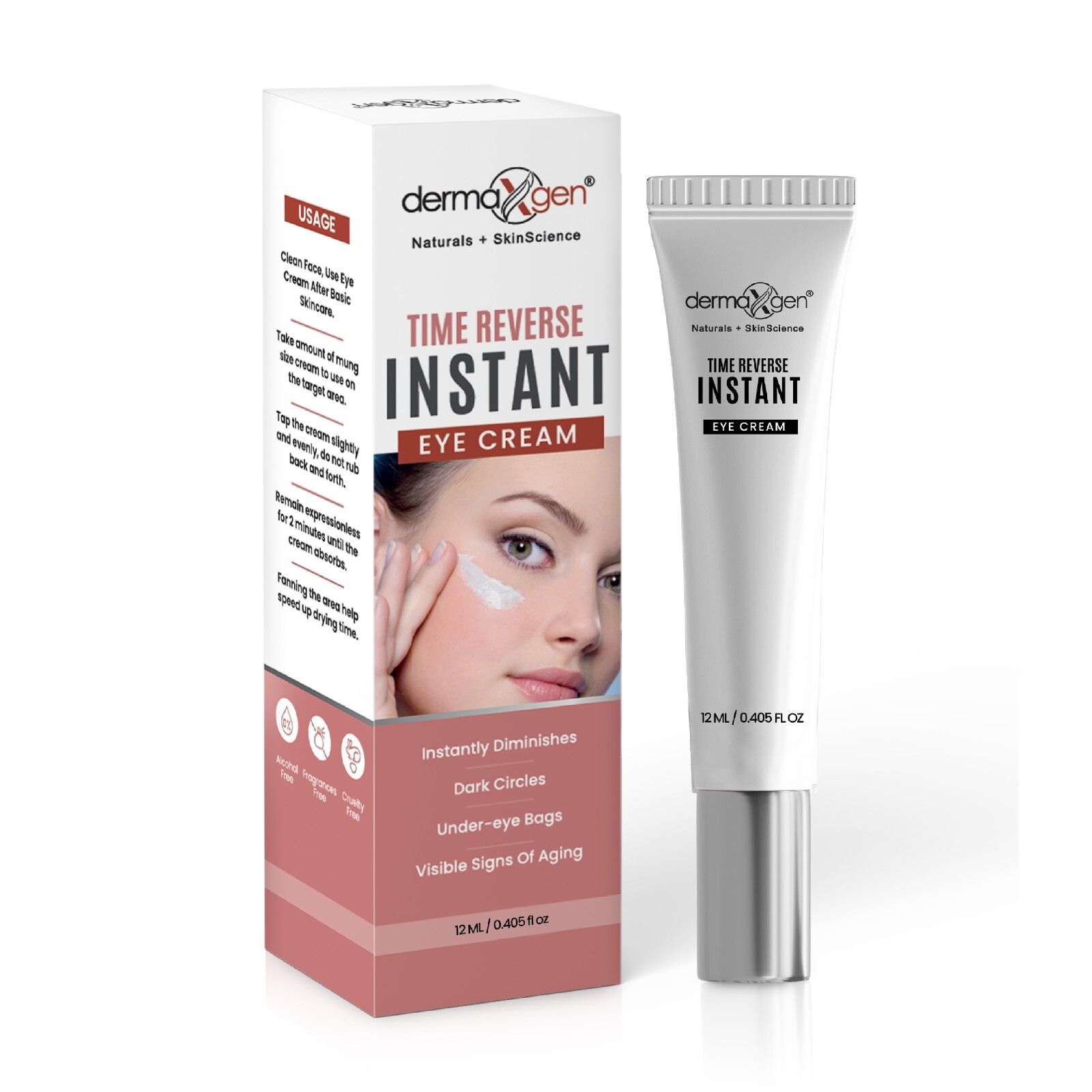 Instant TIME REVERSE Eye Bag Remover, Dark Circles, Wrinkle Remover ...