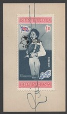 British Olympic fencer Gillian Mary Donaldson autograph Dominican Republic # B21