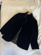 Womens Vintage Black Fur Coat