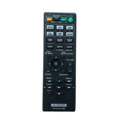 RM-ADU078 Replace RM-ADU079 For SONY DAV-DZ740 DAV-TZ210 DAV-TZ230 Home Audio