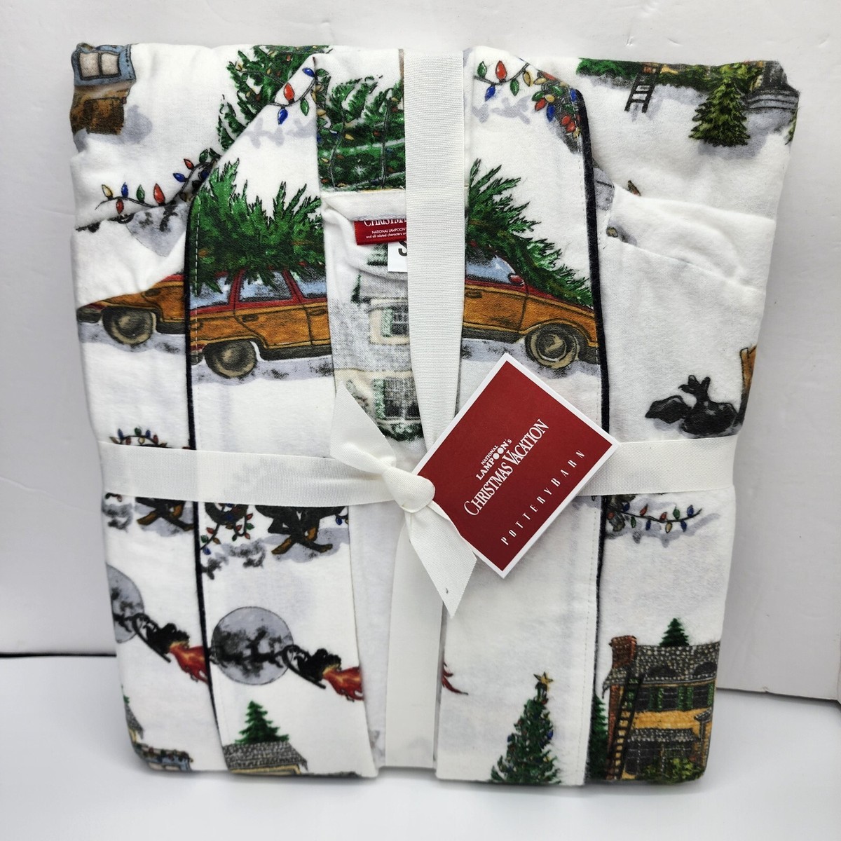 Pottery Barn National Lampoons Christmas Vacation Bath Spa Robe