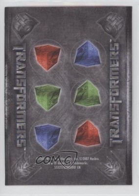 2007 Transformers Punch Outs Cube Punchouts