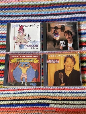 Jeff Foxworthy Lot Of 4 CDs Comedy You Might Be A Redneck If...Blue Collar