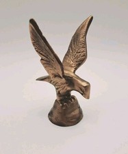 Vintage Brass Eagle, Paperweight, Hood Ornament, Rustic, Patriotic