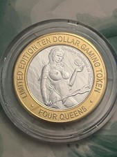 Four Queens Limited Edition $10 Gaming Token Despina Goddess of Winter