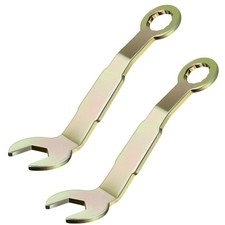 Gulfmew 3/8" Pivot Pocket Door Wrench Angled, N7164 Adjustment Zinc 