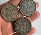 3PC 1876 1877 1878 Seated Liberty Take flowers Silver 1 Dollar High Grade A++++