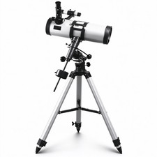 114mm Parabolic Reflector Telescope - 4.5" Newtonian EQ Mount Complete Kit