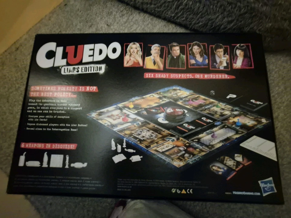 Hasbro Cluedo Liars Edition Board Game for Kids 8 and Up (E9779) - Image 2 of 2