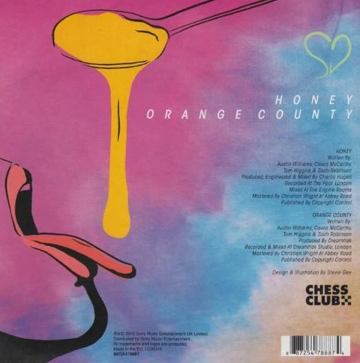 Swim Deep Honey 7" vinyl Europe Chess Club 2012 pic sleeve 88725478887 - Image 2 of 4