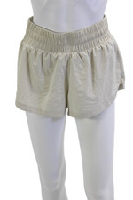 Varley Unisex Beige Beach Shorts 86 Polyester 14 Elastane Size XS