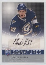2008-09 Upper Deck Be a Player Signatures David Perron #S-PD Auto o4e