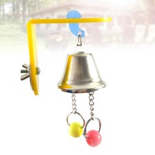 Parrot Hanging Chew Toy Stainless Steel Bird Cage Decoration With Bell