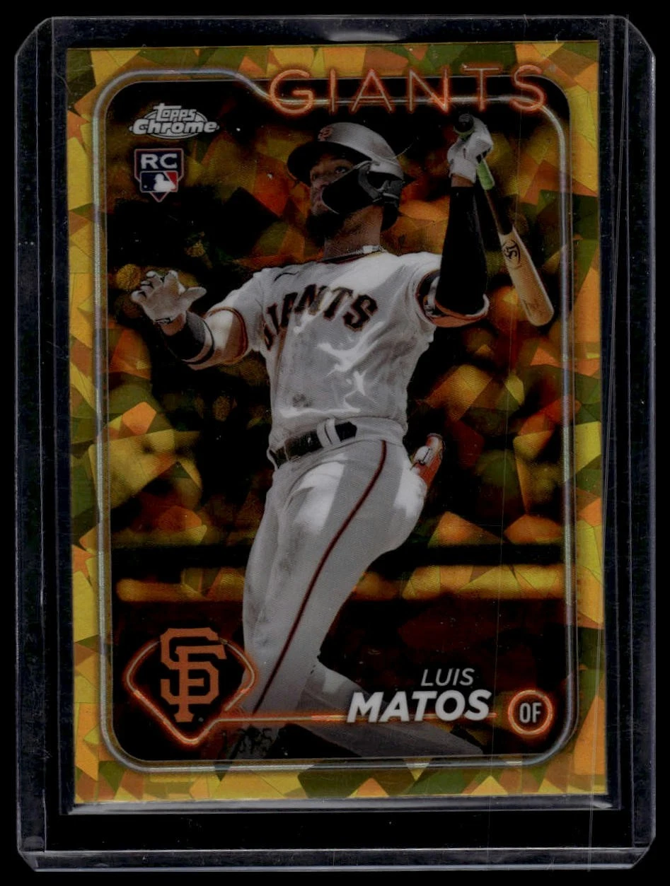 2024 Topps Chrome Sapphire Edition #28 Luis Matos Gold #/50