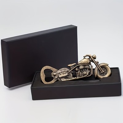 Vintage Motorcycle Beer Bottle Opener -Unique Gift for Bikers & Beer Enthusiasts