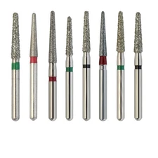 Multi-use Round End Taper Diamond Burs Dental FG Bur For High Speed Handpiece