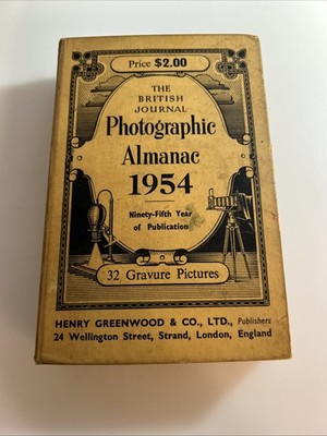 The British Journal Photographic Almanac 1954 95th Year of Publication lbf4