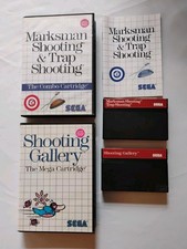 Sega Master System Light Gun Games Marksman Trap Shooting Gallery Tested