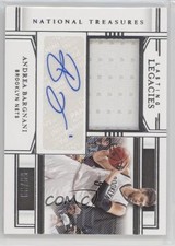 2020 Panini National Treasures Lasting Legacies 59/99 Andrea Bargnani Auto 1a07