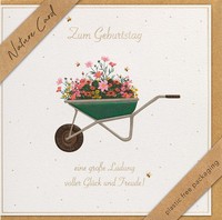 Geburtstag Nature Cards Quadratische Unverpackte GlüCkwunschkarte Mit Umschlag B