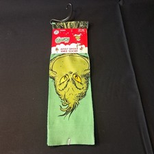 Dr. Seuss The Grinch Adult Knee High Socks Unisex Size 9 to 11