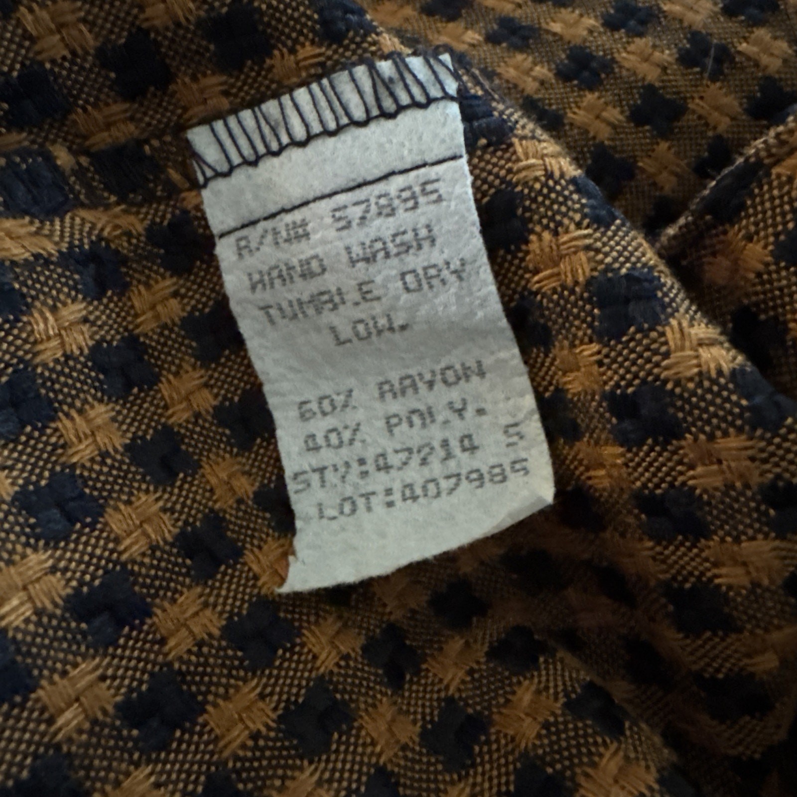 Requirements Blazer houndstooth one button camel … - image 3