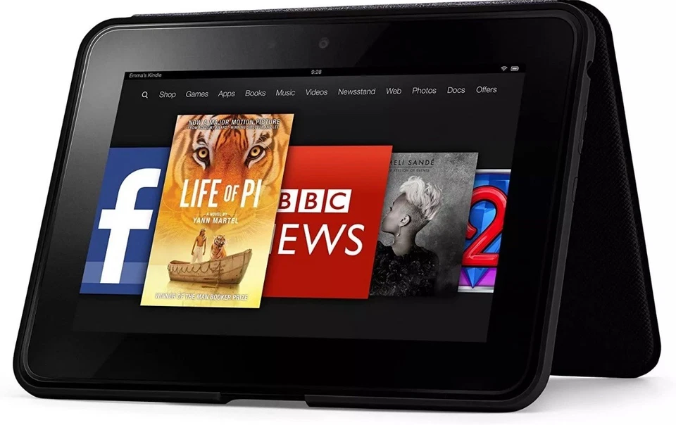 Amazon Kindle Fire HD 8.9"  Case Cover  Black (2nd Gen) ** READ DESCRIPTION ** - Image 4 of 4