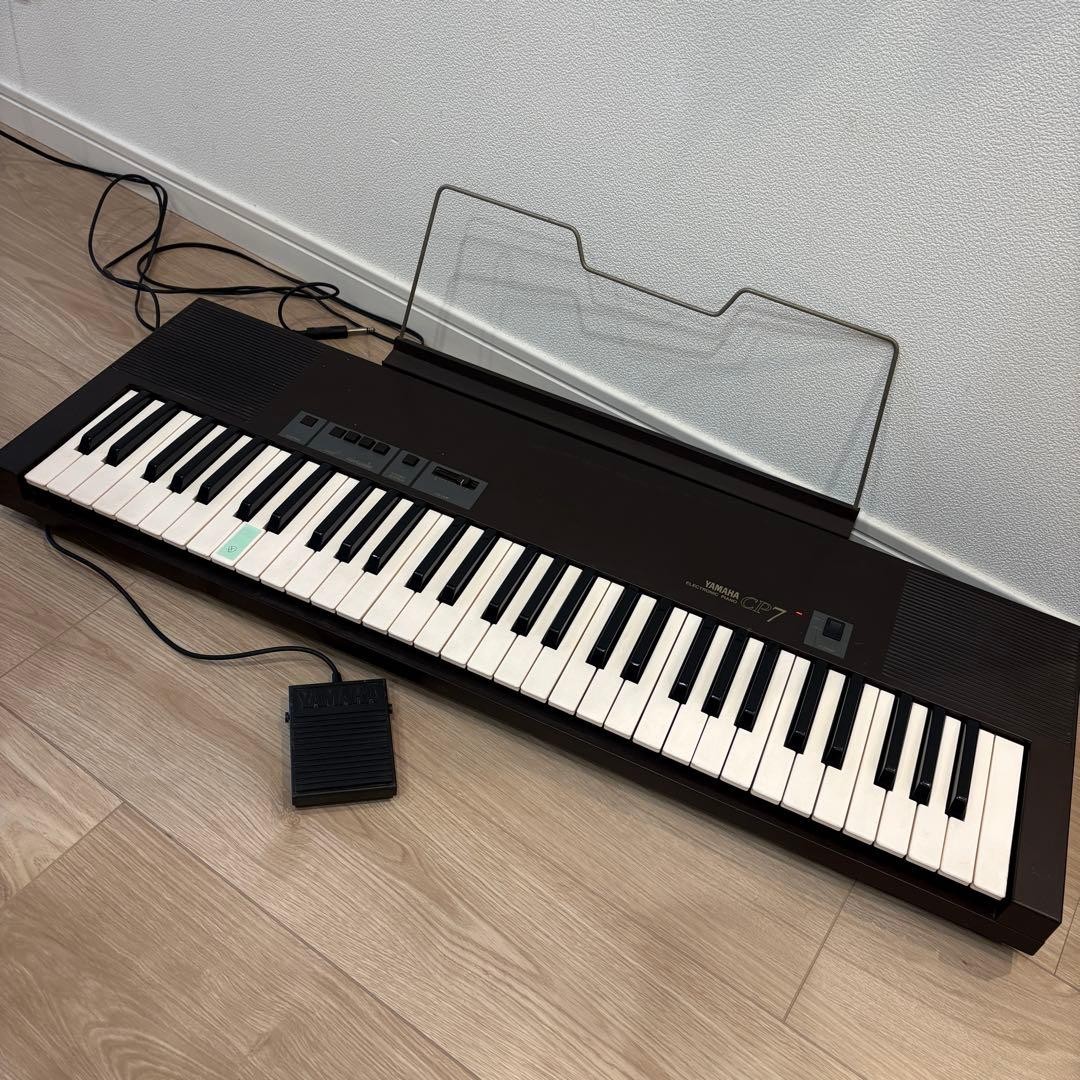 Yamaha CP7 Vintage 61 Key Electric Piano Music Stand Hard Case Foot ...