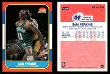 Sam Perkins Rookie 1986-87 Fleer #86 RC Dallas Mavericks NBA Basketball Card. rookie card picture
