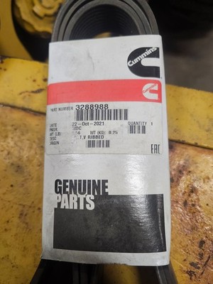 BELT V RIBBED For Cummins 6C 8.3C ISC ISL  G8.3 3288988 3924020 8PK1600