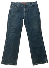 Wrangler Denim Blue Jeans 38/32 36 MWZ Slim Fit Men's Country Western