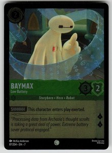 baymax lorcana card Disney TCG: Archazia`s Island Upgraded Robot (175/204) Baymax Lorcana | eBay