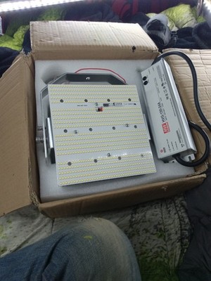 150W LED Shoebox Retrofit Kit for Parking Lot, Tennis Court, Street Area Light