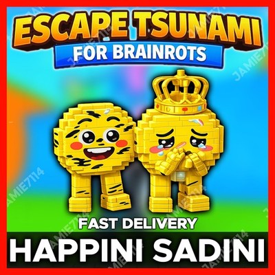  HAPPINI SADINI  ESCAPE TSUNAMI FOR BRAINROTS FAST & EASY  