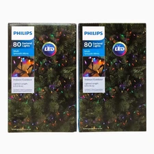29405 - Philips 80 LED Garland Lights Mini String Set of Two Festive Decorations