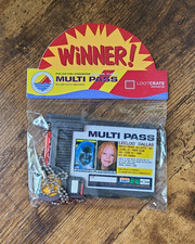 Fifth Element Leeloo Dallas Multi Pass Loot Crate Lanyard Card Holder NEW