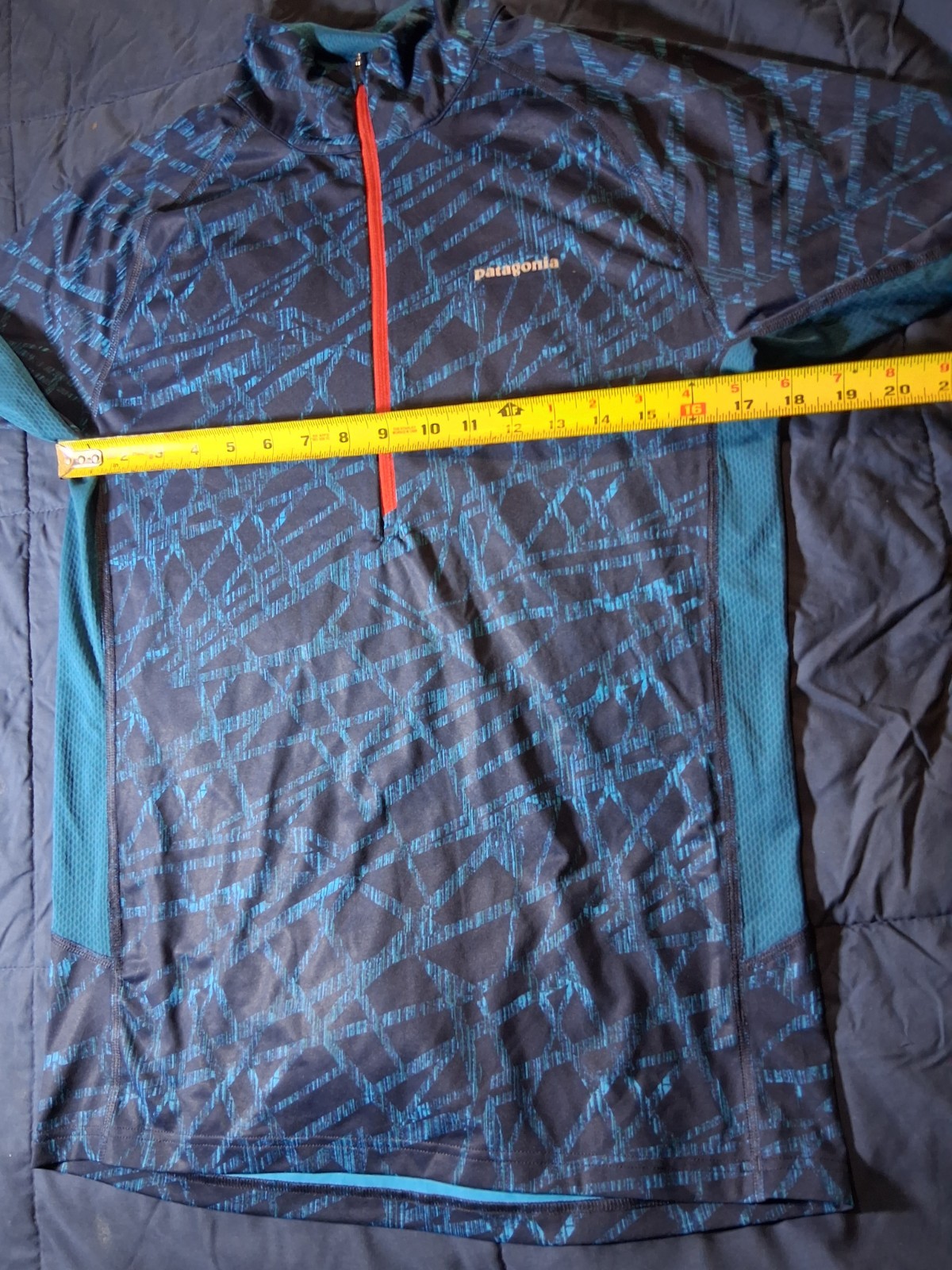 PATAGONIA ALL WEATHER ZIP TOP Mitt cuffs #24202 Men's L  Long Sleeve thumbnail 2