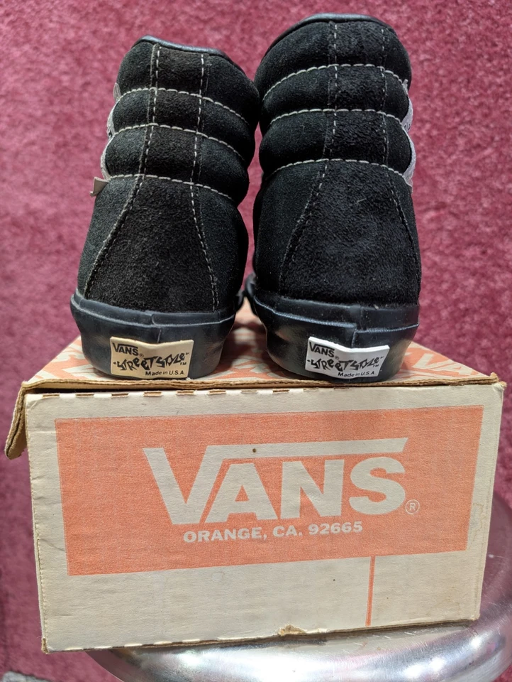 Zapatos de Skate Vans Nativos Americanos de Colección Años 80 Nuevos en Caja Talla 5 Foto 2 de 4