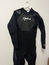 DIVE AND SAIL Wetsuit 3MM Neoprene Full Body Long Sleeve Back Zip Black